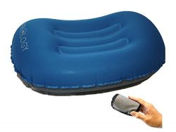 Trekology ALUFT COMFORT Ultralight Inflating Travel / Camping Air Pillows (deep blue)