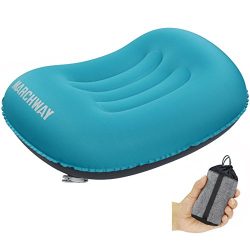 Ultralight Compact Inflatable Camping Pillow, Soft Compressible Portable Travel Air Pillow for O ...