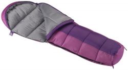 Wenzel Backyard Girls 30-Degree Sleeping Bag, Purple