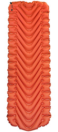 Klymit Insulated Static V Sleeping Pad, Orange/Char Black