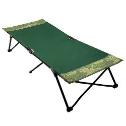 Forfar Folding Camping Bed Portable Lightweight Comfortable Cot Green