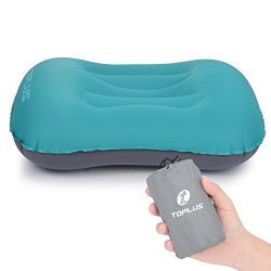 Toplus Inflatable Camping Pillow Ultralight Air Travel Pillow for Camping and Hiking