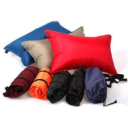 Outdoor Self Inflatable Camping Pillow, Lightweight Travel Pillow, Airplane Sleep Air Pillow Cus ...