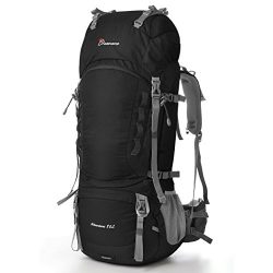 Mountaintop 80L Outdoor Sport Water-resistant Internal Frame Backpack Hiking Backpack Backpackin ...