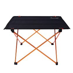 Folding Camping Table, Portable Lightweight Roll Up Picnic Table by Sportneer