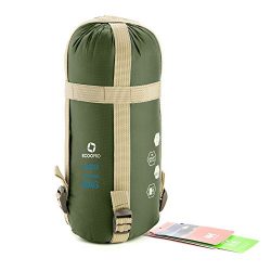 ECOOPRO Warm Weather Sleeping Bag – Outdoor Camping, Backpacking & Hiking – Fit  ...