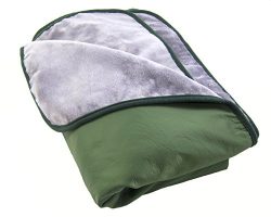 Somerlan Outdoor Blanket, Water Resistant and Windproof Nylon with Ultra Soft Fleece Lining for  ...