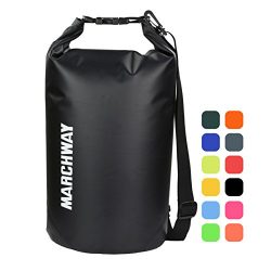 MARCHWAY Floating Waterproof Dry Bag 5L/10L/20L/30L, Roll Top Sack Keeps Gear Dry for Kayaking,  ...