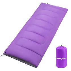 KingCamp Sleeping Bag Envelope Adults Three Season Warm Lightweight Portable Waterproof Comfort  ...