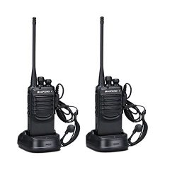 2 Ways Radio Walkie Talkies Baofeng BF-888SA 2 Packs Long Range and Reachargeble with Earpieces  ...