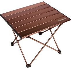 Trekology Camping / Beach Table with Aluminum Table Top  Portable Folding Table in a Bag for Bea ...