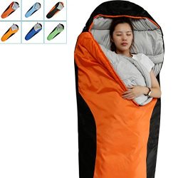 Camping Sleeping Bag-Envelope Mummy Outdoor Lightweight Portable Waterproof Perfect for 20 degre ...