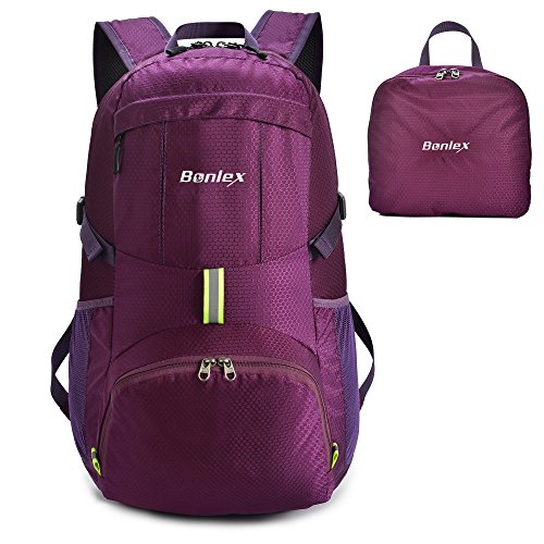 Foldable Backpack Packable Travel Backpack - 35L Durable Ultra ...