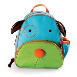 Skip Hop Zoo Toddler Kids Insulated Backpack Darby Dog Boy, 12-inches, Multicolored