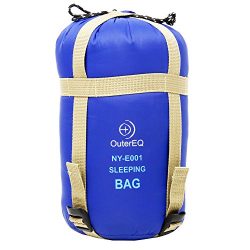 OuterEQ Sleeping Bags Camping Sleeping Bag (Light Blue)