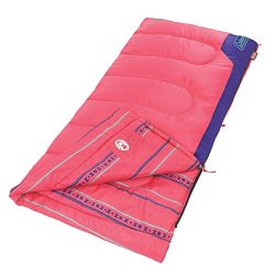 Coleman 2000025289 Kids 50 Sleeping Bag, Pink