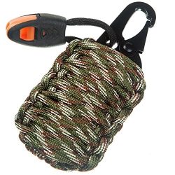 Paracord Grenade Suvival Kit – 18 IN 1 Tactical Gear – Fishing Bag with 550 Parachut ...