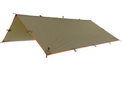 FREE SOLDIER Lightweight Waterproof Tarp Sunshade Tent Hammocks Camping and Backpacking Tarp She ...