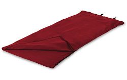 Stansport Sof-Fleece Sleeping Bag, Red (32- X 75- Inch)