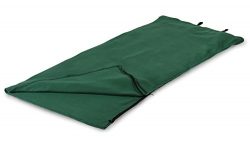 Stansport Sof-Fleece Sleeping Bag, Green (32- X 75- Inch)