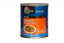 Mountain House – Spaghetti with Meat Sauce (#10 Can) – Freeze Dried Food