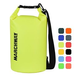 MARCHWAY Floating Waterproof Dry Bag 5L/10L/20L/30L, Roll Top Sack Keeps Gear Dry for Kayaking,  ...