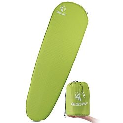 REDCAMP Self Inflating Sleeping Pad for Backpacking | Lighweight, Ultralight, Compact, Foldable  ...