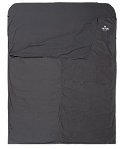 TETON Sports Mammoth Sleeping Bag Liner for Travel and Camping Sheet