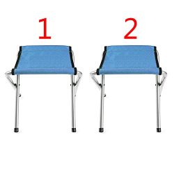 Yongtong (2-Pack) Folding Camp Stool, Holds up to 250 LBS, Light and portable Camping Chair, Fis ...