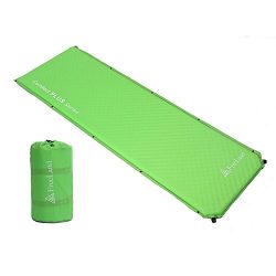 Freeland Camping Mattress Self Inflating Sleeping Pad Comfort Plus Series Air Mat Green