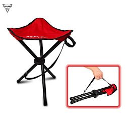 Forbidden Road Camping Stool Portable Seat Tripod Stool Chair Light Folding Hiking Fishing Trave ...