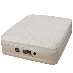 Serta Raised Queen Air Mattress with Never Flat Pump