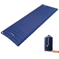 Sleeping Pad Sportneer Inflatable Sleeping Mat 4″ Thickness Air Mattress for Camping Hikin ...