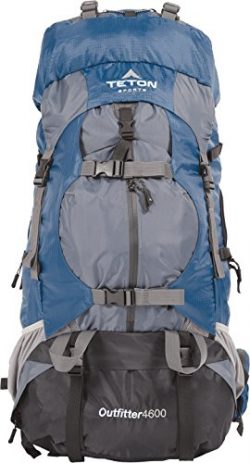 TETON Sports 1007 Outfitter 4600 Ultralight Internal Frame Backpack; Backpacking Gear; Hiking Ba ...