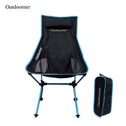 Outdoorner Lightweight Portable Folding Backpacking Chairs with Pillow, Perfect for Hiking/Fishi ...