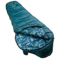 Coleman Kids 30 Degree Sleeping Bag, Blue Bandit