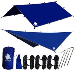 CHILL GORILLA 12′ HAMMOCK RAIN FLY TENT TARP Waterproof Camping Shelter. Essential Surviva ...