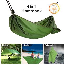 Multifunction Camping Hammock, 4 In 1 Outdoor Camping Hammock – Multifunction Waterproof H ...