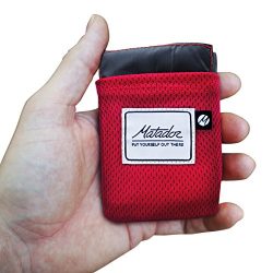 Matador Pocket Blanket 2.0 NEW VERSION, picnic, beach, hiking, camping. Water Resistant with Bui ...