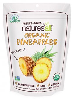 Natierra Nature’s All Foods Organic Freeze-Dried Pineapples, 1.5 Ounce