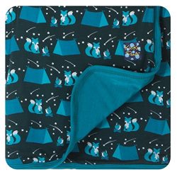 KicKee Pants Print Stroller Blanket, Camping Fox