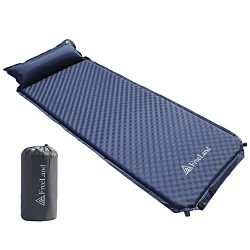 Freeland Camping Sleeping Pad Self Inflating with Attached Pillow Lightweight Air Mattress ̵ ...