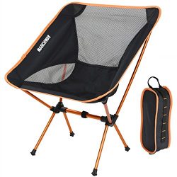 Ultralight Folding Camping Chair, Portable Compact for Outdoor Camp, Travel, Beach, Picnic, Fest ...