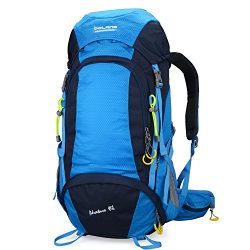 BOLANG Summit 45 Internal Frame Pack Hiking Daypack Outdoor Waterproof Travel Backpacks 8298 (Bl ...