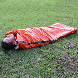 Emergency Sleeping Bag Thermal Bivvy – Use as Emergency Bivy Bag, Survival Sleeping Bag, M ...