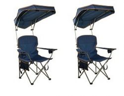 Quik Shade MAX Shade Camp Chair – Navy (2-(Pack))