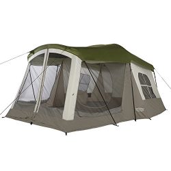 Wenzel Klondike 16 x 11 Foot 8 Person 3 Season Screen Room Camping Tent, Green