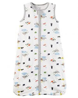 Carter’s Unisex Baby Cotton Sleepbag Sleepsuit, Sleeveless Camping, Medium 6-9 Months