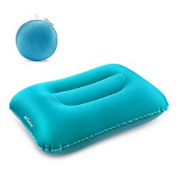 KUYOU Inflatable Camping Pillow, Compressible Ultralight Ergonomic Portable Air Pillow for Neck  ...