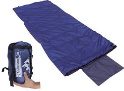 Outdoorsman Lab Lightweight Sleeping Bag For Backpacking, Camping, Hiking, Travel- 50-70F Warm W ...